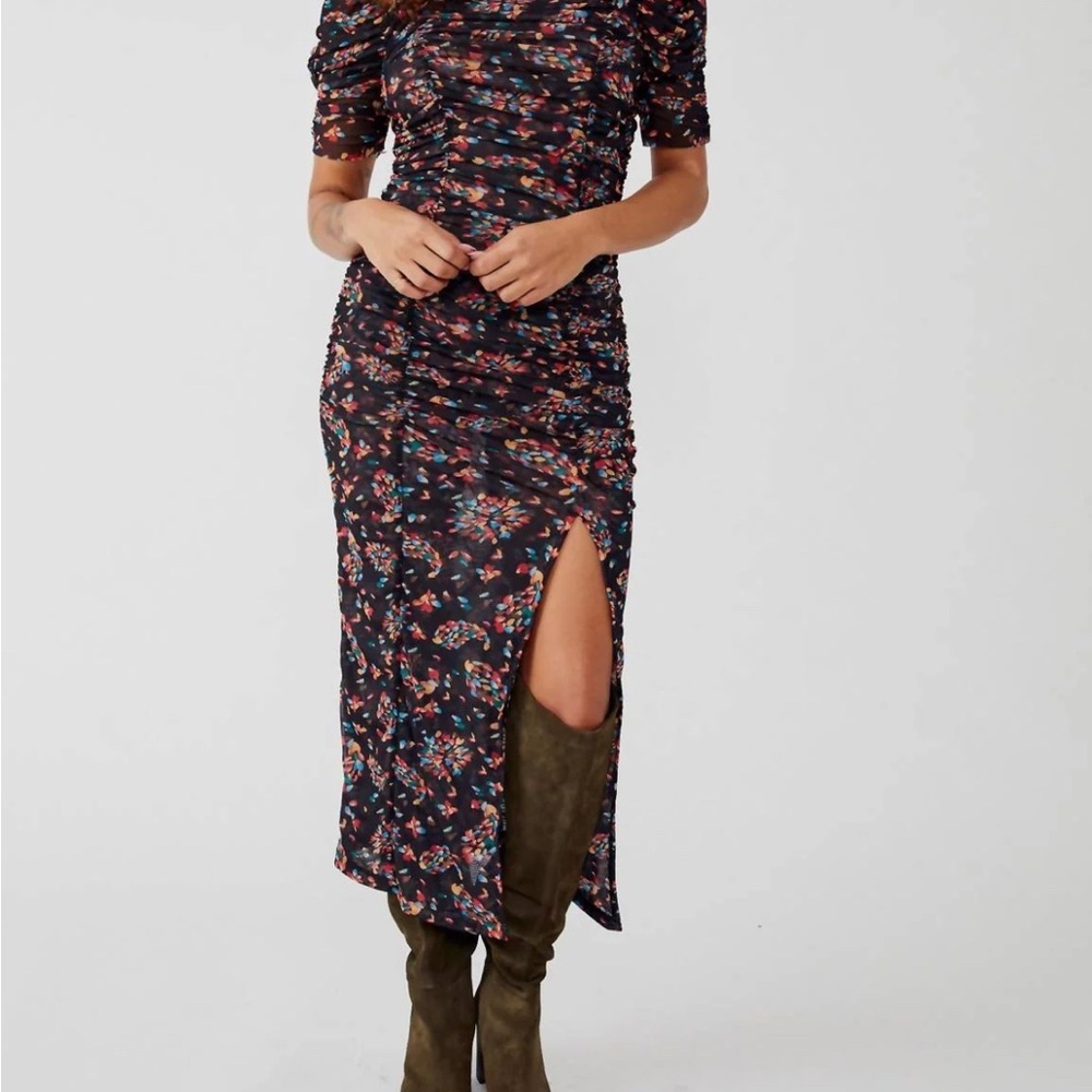 Free People Dress Floral Briella Midi - Picture 9 of 9